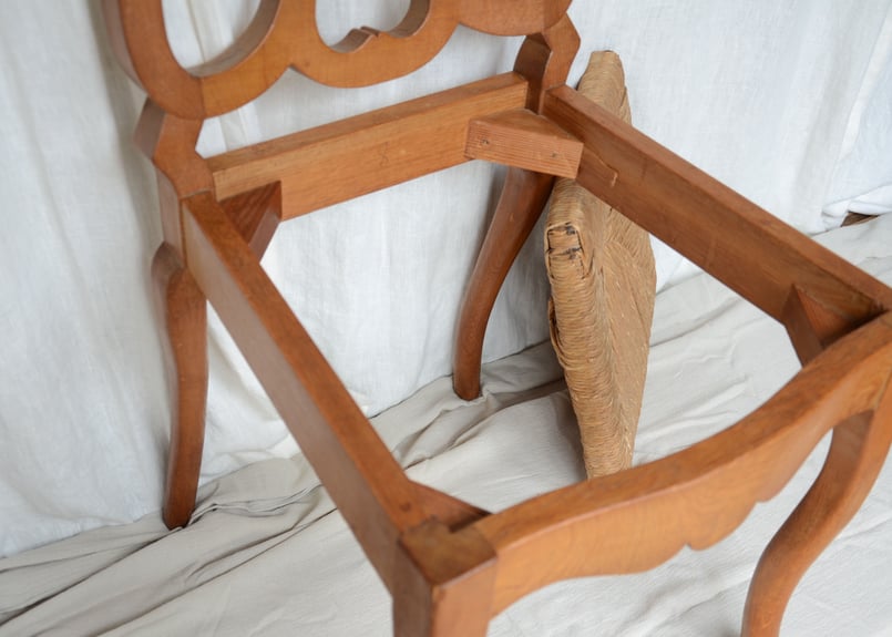 オランダ便アンティークチェアー　アンティークチェアー　アンティーク家具 曲線が美しいオランダの椅子B | CASPITAntique