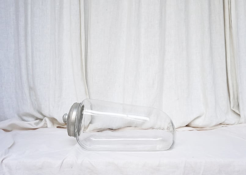 お尻の可愛い横長の瓶 A | CASPITAntique