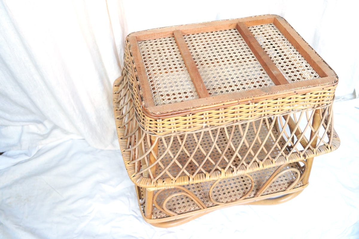 脱着できる2段の脱衣かご | CASPITAntique