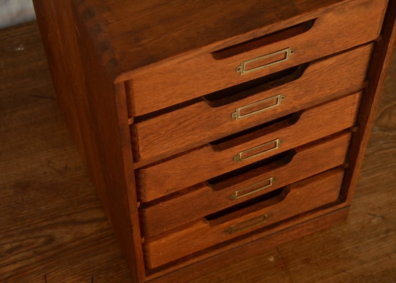 清水焼　小引き出し 両方から引き出せる小引き出し | CASPITAntique