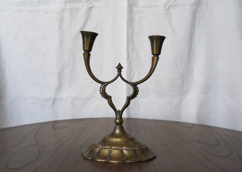 フランスの2灯キャンドルホルダー | CASPITAntique