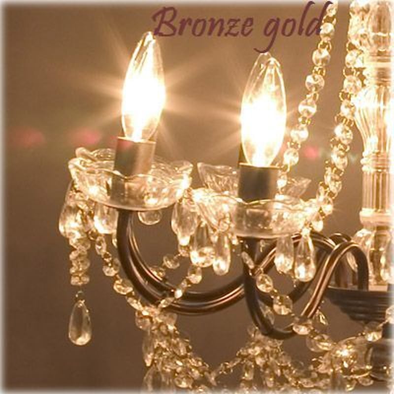 LED電球対応】9灯 シャンデリア〈Juliette〉 2カラー展開 | LarumDeco