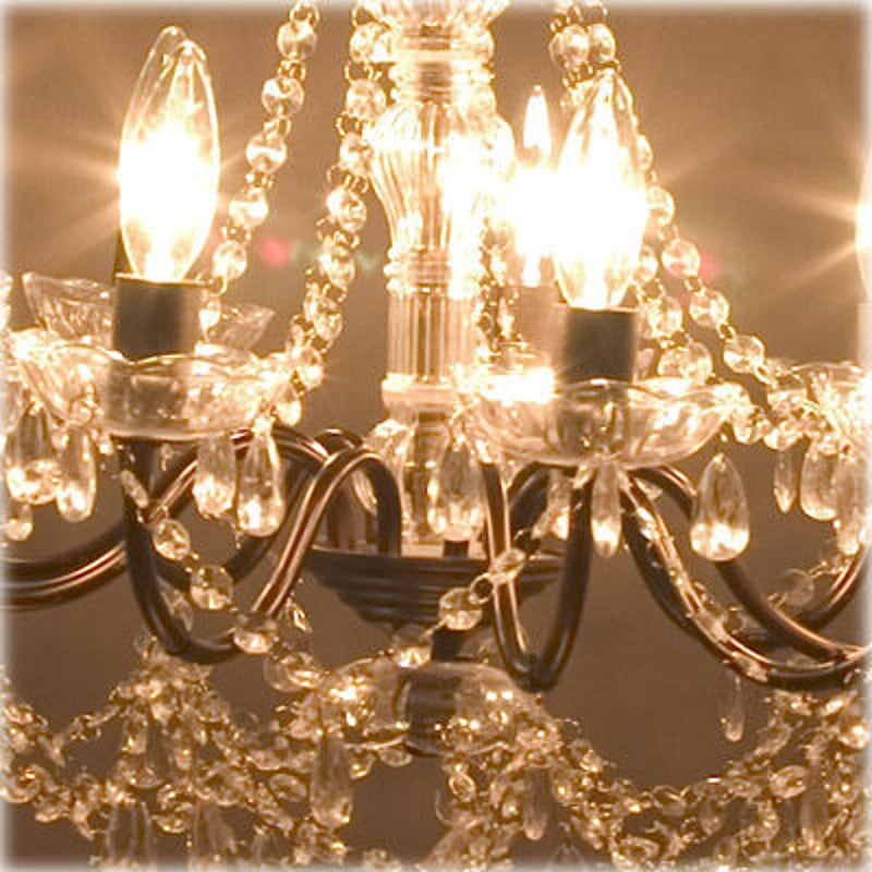 LED電球対応】9灯 シャンデリア〈Juliette〉 2カラー展開 | LarumDeco