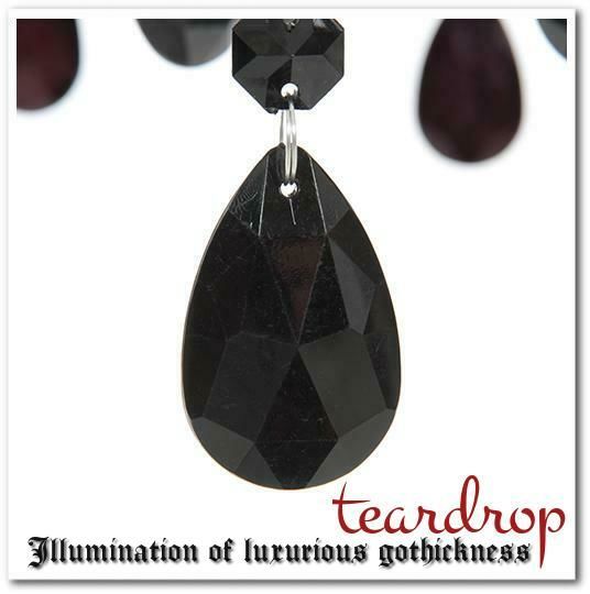 ゴシック調 ブラックシャンデリア 4灯 ペンダントライト | LarumDeco