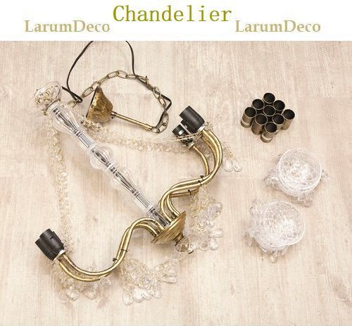 LED電球対応】9灯 シャンデリア〈Juliette〉 2カラー展開 | LarumDeco
