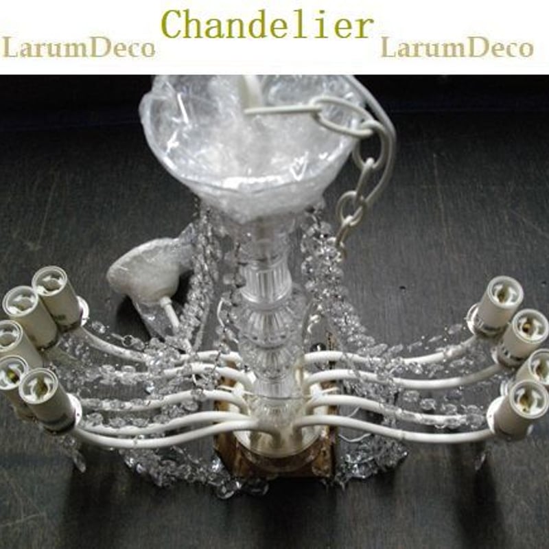 LED電球対応】9灯 シャンデリア〈Juliette〉 2カラー展開 | LarumDeco