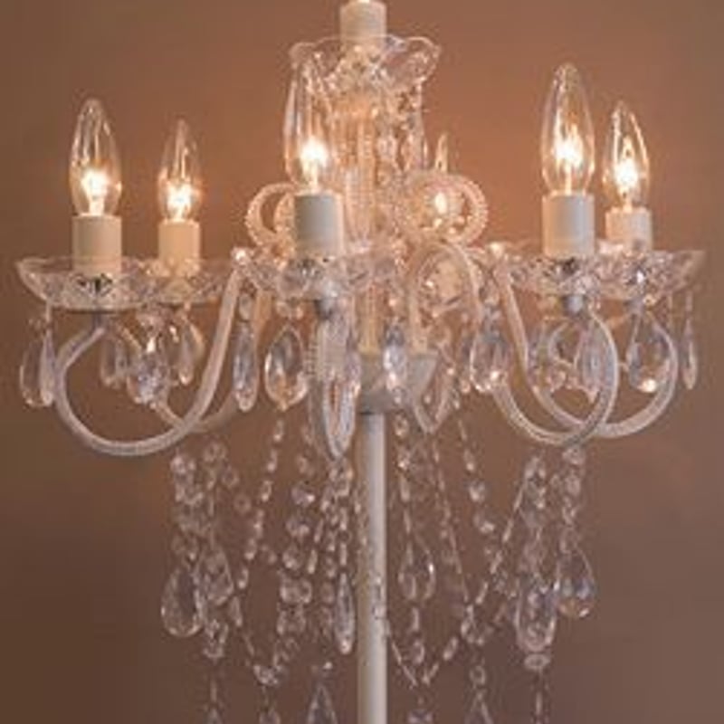 LED電球付】7灯 スタンドシャンデリア 〈 Christy〉 ライト LED電球付】7灯 スタンドシャンデリア 〈 Christy〉 ライト