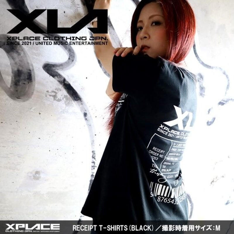 XLA】RECEIPT T-SHIRTS (ブラック) | UNITED MUSIC STORE