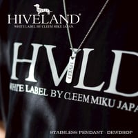【GOODS】HIVELAND/ STAINLESS PENDANT : DEWDROP
