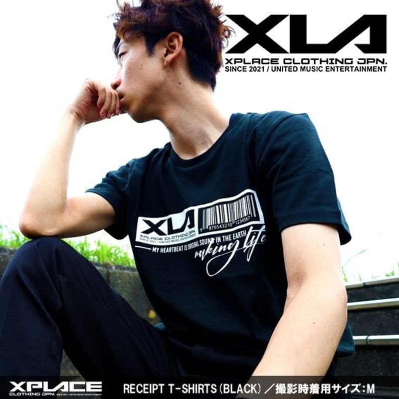 XLA】RECEIPT T-SHIRTS (ブラック) | UNITED MUSIC STORE
