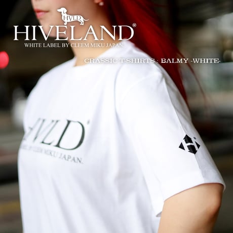 【GOODS】HIVELAND CLASSIC T-shirts "BALMY" (WHITE)
