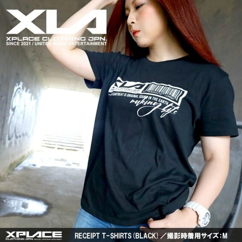 XLA】RECEIPT T-SHIRTS (ブラック) | UNITED MUSIC STORE