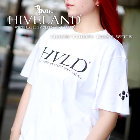 【GOODS】HIVELAND CLASSIC T-shirts "BALMY" (WHITE)