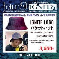 【GOODS】Jam9 IGNITE LOGO バケットハット
