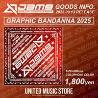 【GOODS】Jam9 / グラフィックバンダナ