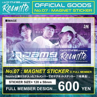 【GOODS】Reunite マグネットステッカー(FULL MEMBER)