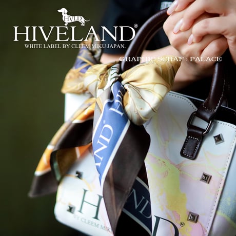 【GOODS】HIVELAND グラフィックススカーフ "PALACE"