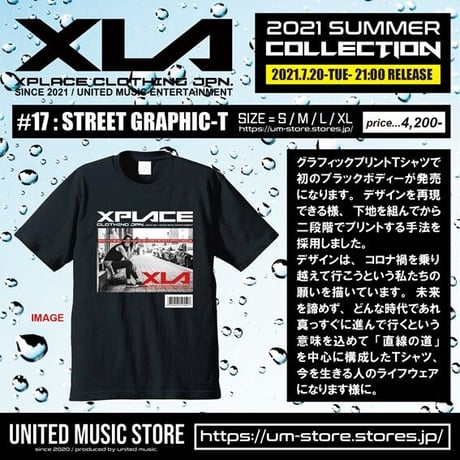 【XLA】STREET GRAPHIC-T