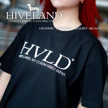 【GOODS】HIVELAND CLASSIC T-shirts "BALMY" (BLACK)