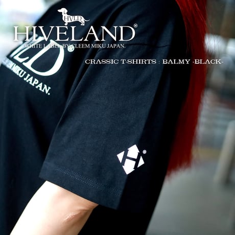【GOODS】HIVELAND CLASSIC T-shirts "BALMY" (BLACK)