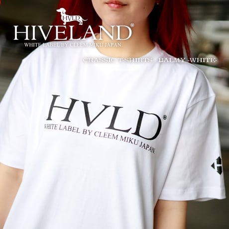 【GOODS】HIVELAND CLASSIC T-shirts "BALMY" (WHITE)
