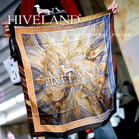 【GOODS】HIVELAND グラフィックススカーフ "PALACE"