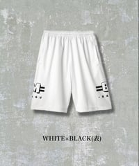 【ハーフパンツ】SIDE=MB=  ( WHITE×BLACK )