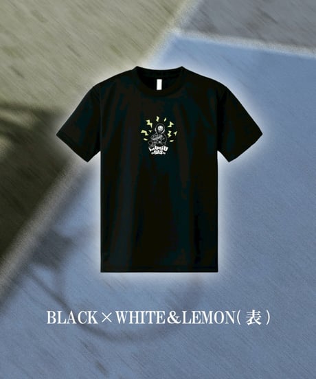 【Tシャツ】MUSIC♪ ( BLACK×WHITE×LEMON )