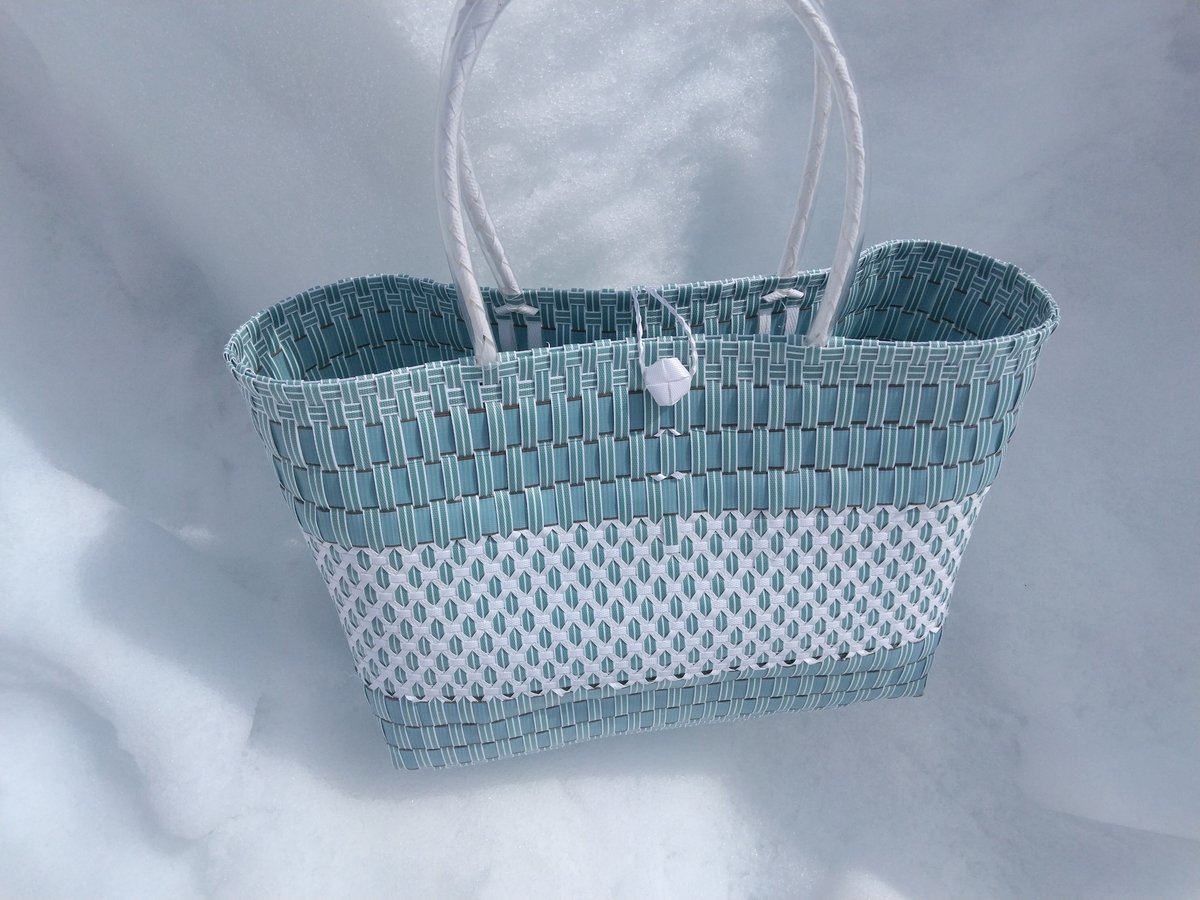 【最終値下げ】フェイラー　プラ カゴバック　BAG L ペールグリーン 最終値下げ】フェイラー プラ カゴバック BAG L ペールグリーン