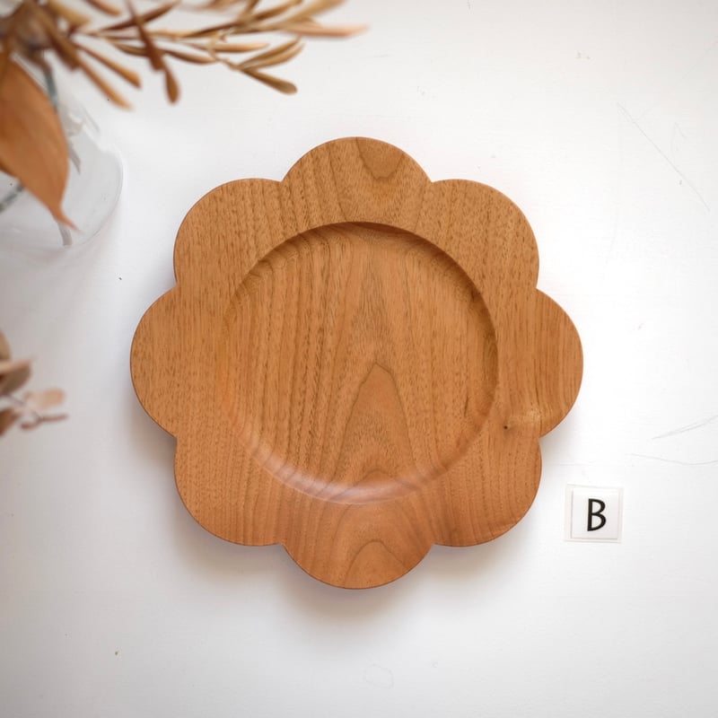 個別スカラッププレート【トチ・クルミ・カエデ材】 | 大石浩介