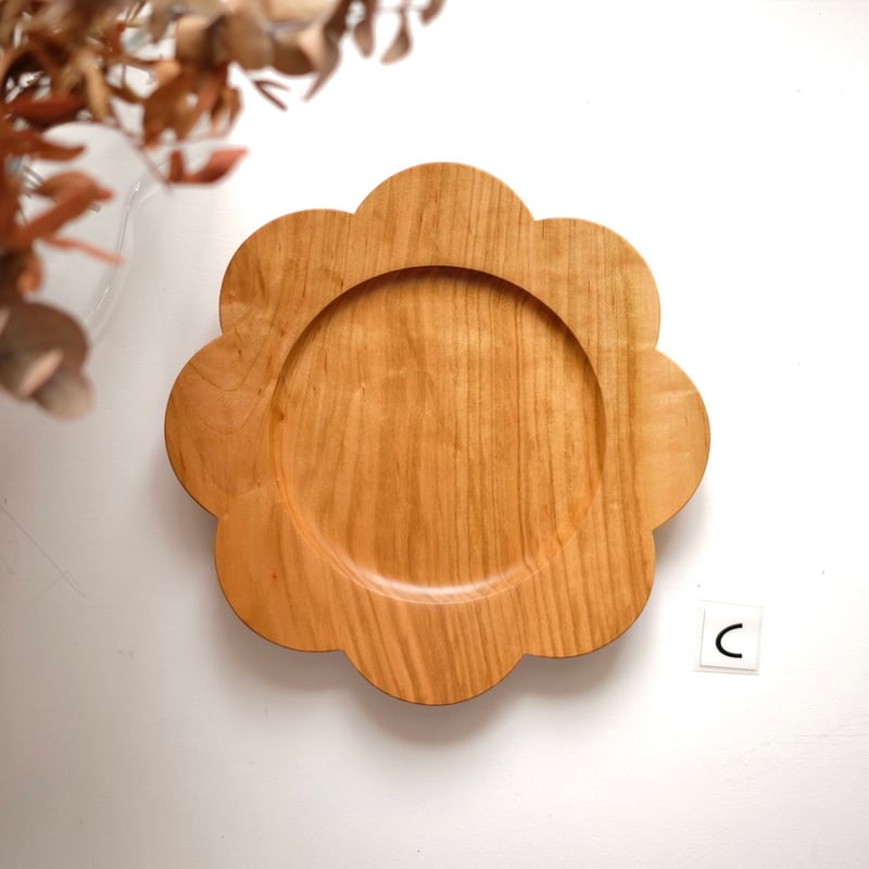 個別スカラッププレート【サクラ材】 | 大石浩介