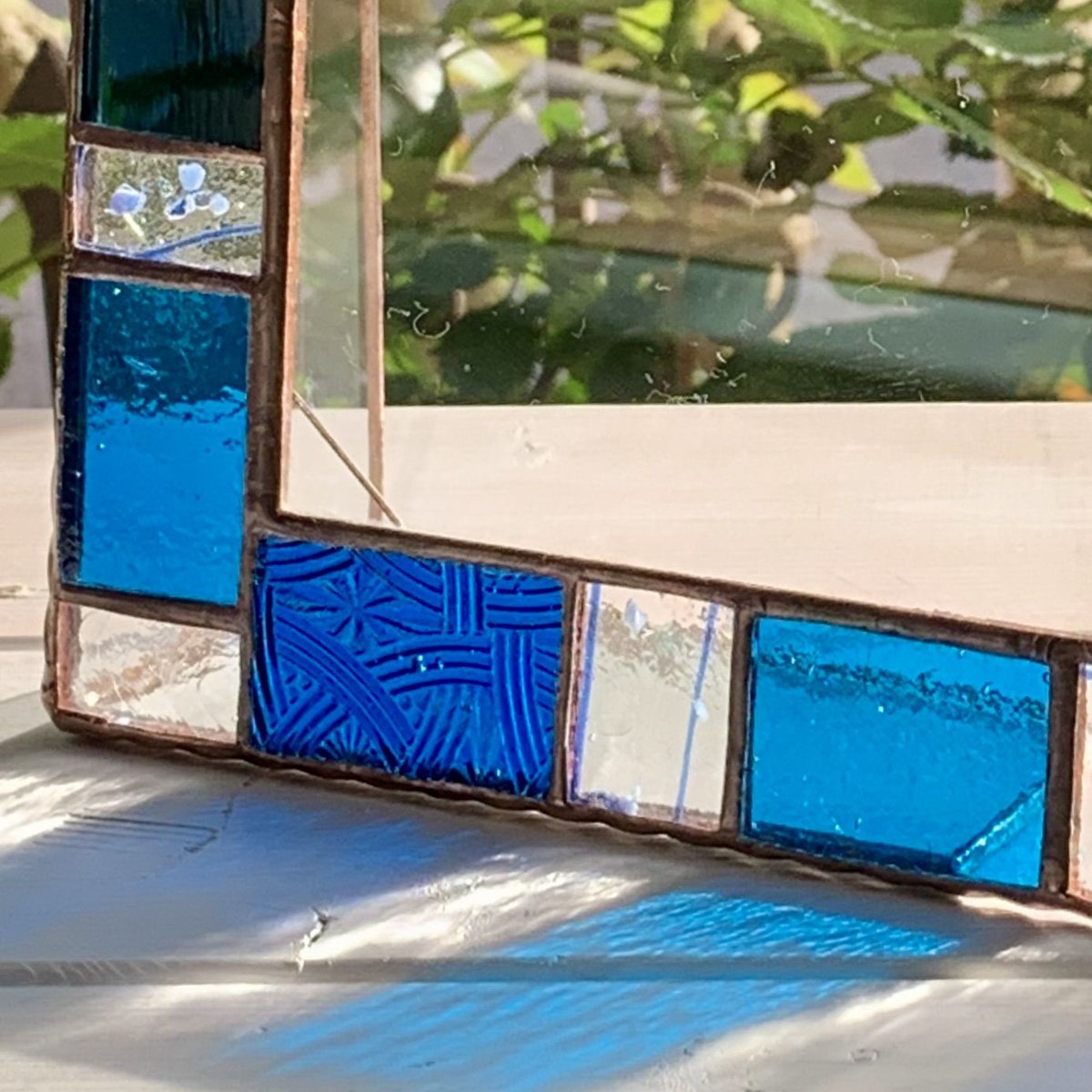 フォトフレーム (青色タイル系) | greengrain