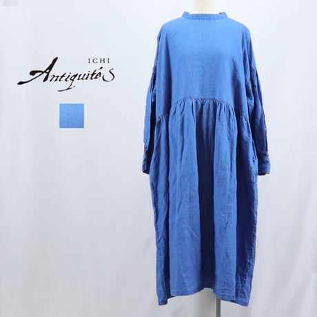 ichi Antiquite's イチアンティークス INDIGO LINEN DRESS インディゴリネンワンピース