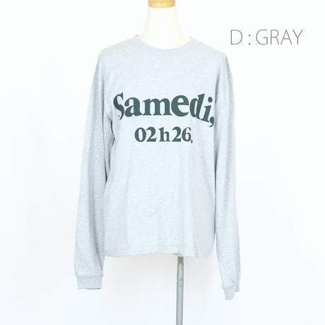 ICHI イチ  ウィークリープリントTシャツ