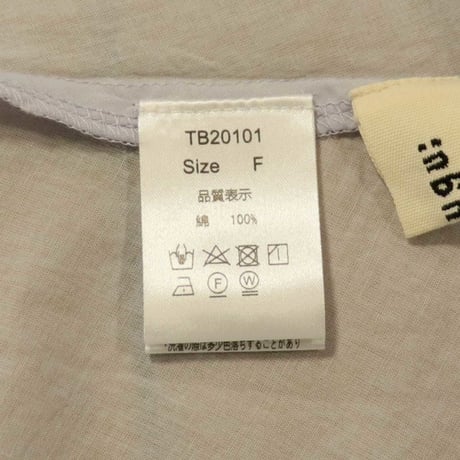 tumugu ツムグ カディコットン２ｗａｙブラウス