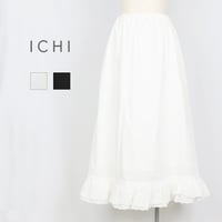 ICHI イチ コットンレースフリルスカート