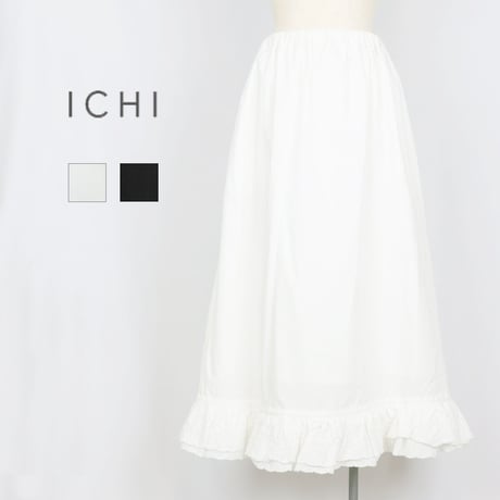 ICHI イチ コットンレースフリルスカート