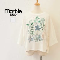 marble sud マーブルシュッド EMBガクアジサイ ブラウジングOP | abicol