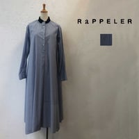 RaPPELER ラプレ ニット襟ストライプロングワンピース
