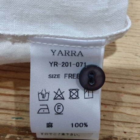 YARRA ヤラ ボリュームスリーブ前開きワンピース