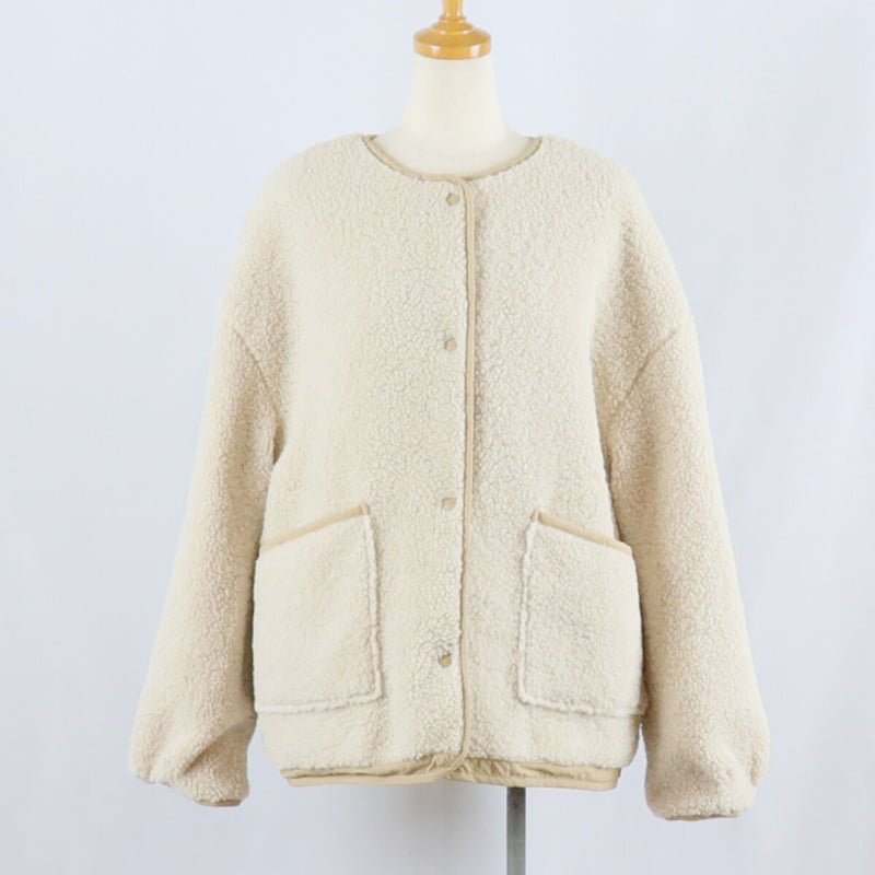 marble SUD マーブルシュッド ショートボアキルトジャケット marble sud マーブルシュッド ショートボア キルトJK