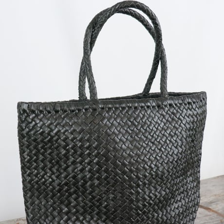KYUCA  Soft Leather Mesh Tote