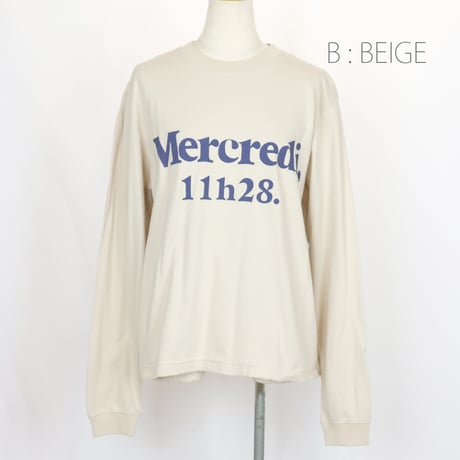 ICHI イチ  ウィークリープリントTシャツ