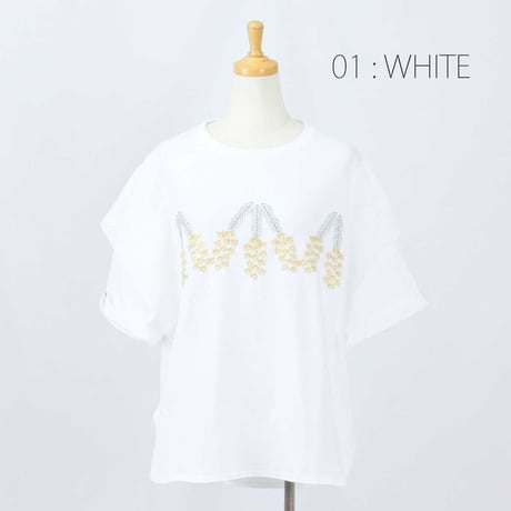 marble sud マーブルシュッド rhythm EMB Mimosa Tee