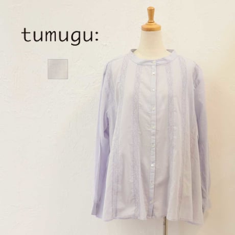 tumugu ツムグ カディコットン２ｗａｙブラウス