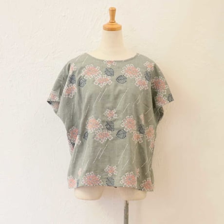 marble sud マーブルシュッド EMBガクアジサイ Blouse