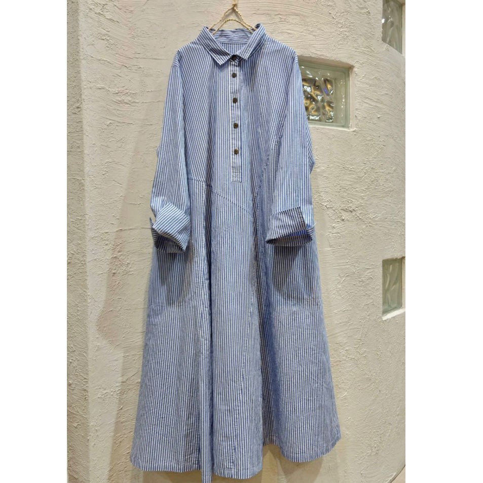 coulage クラージュ ストライプ切り替えワンピース | abicollection