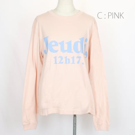 ICHI イチ  ウィークリープリントTシャツ