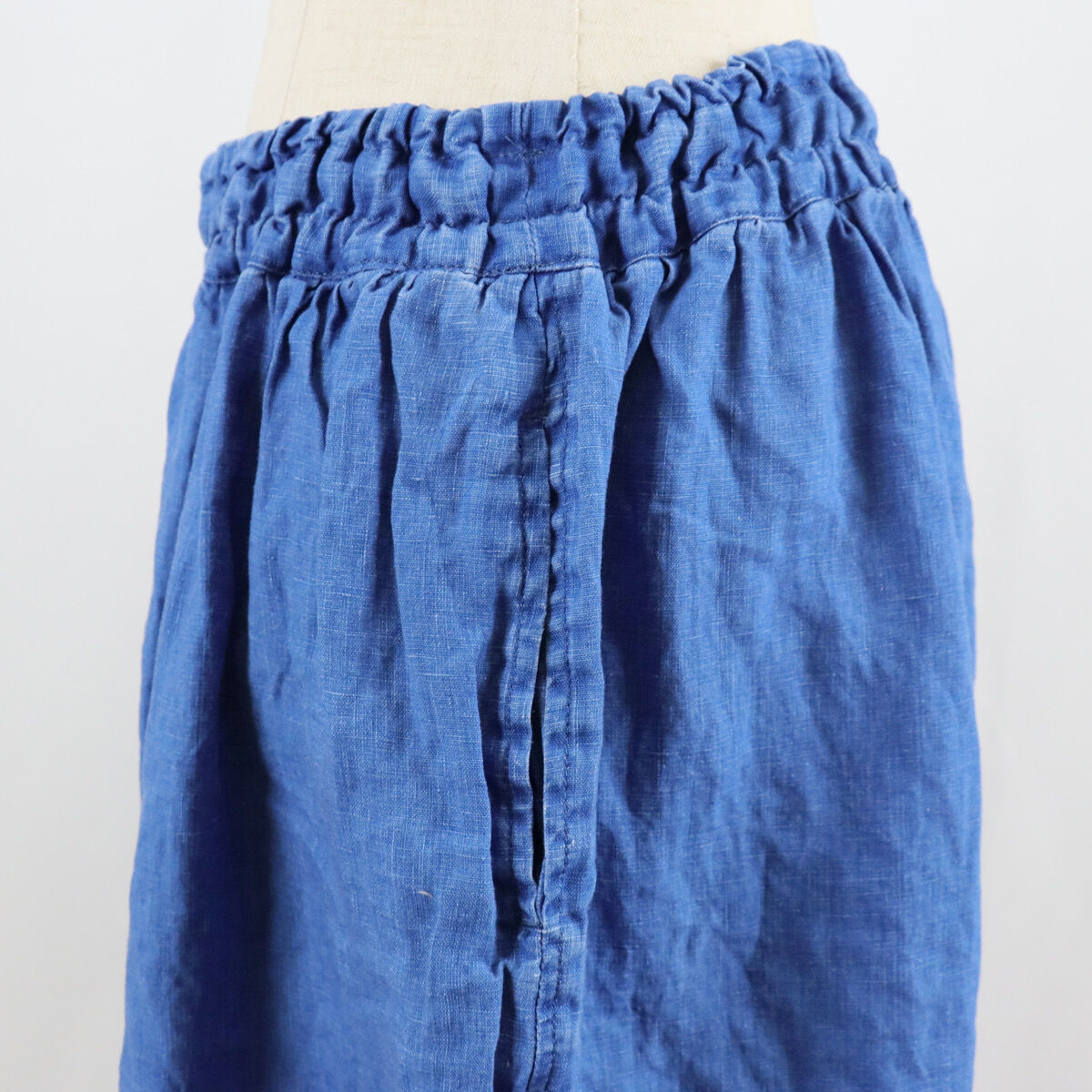 ichi Antiquites イチ アンティークス インディゴリネンパンツ | abicol