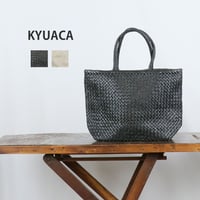 KYUCA  Soft Leather Mesh Tote